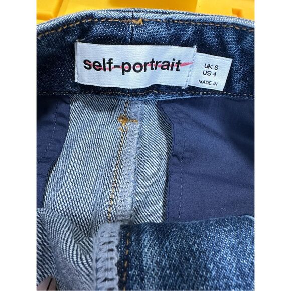Self-Portrait Denim Jeans Size US4 - Picture 7 of 7